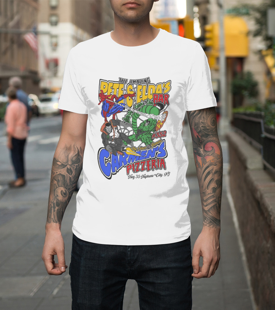 The Amazing Pete And Elda’s The Shore’s Famous Carmen’s Pizzeria T-Shirt