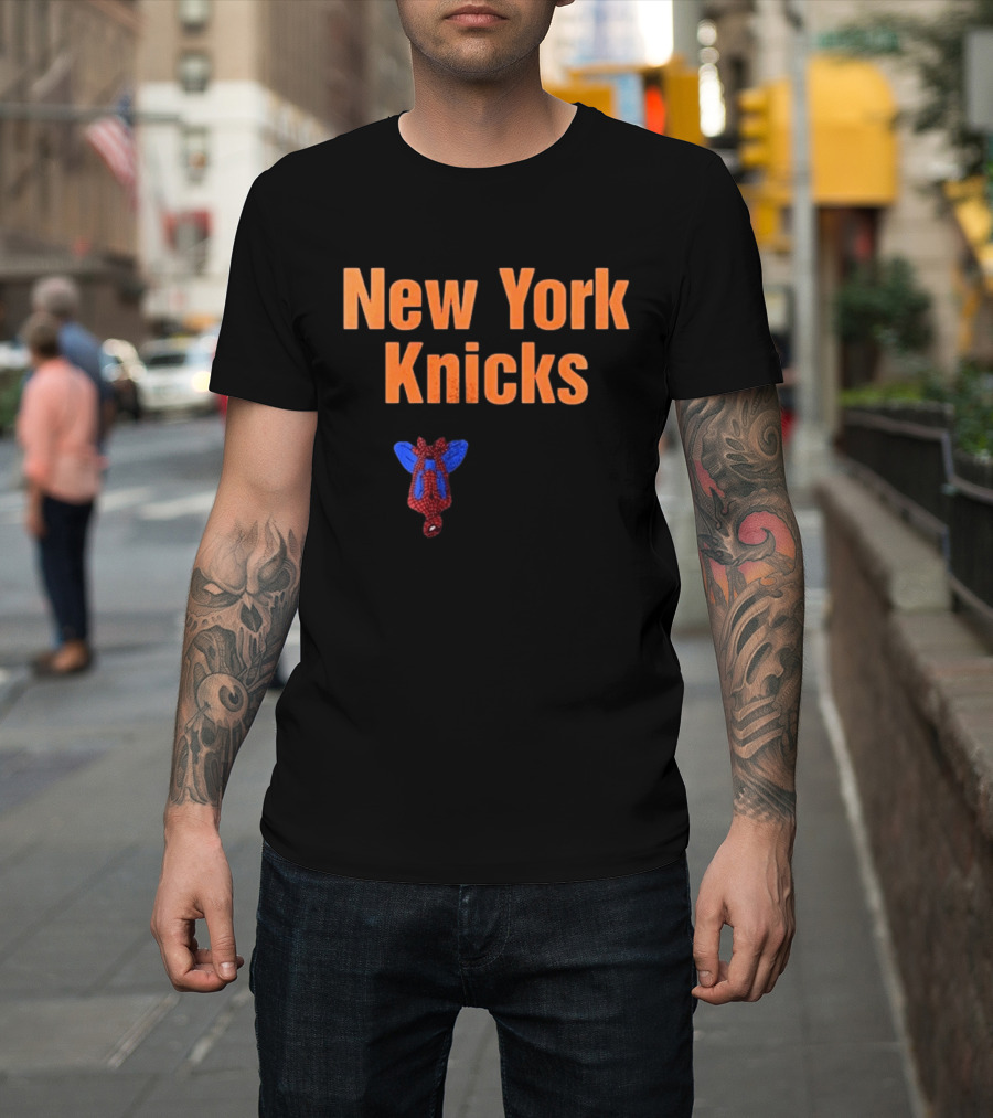New York Knicks Spider Man Collaboration T-Shirt