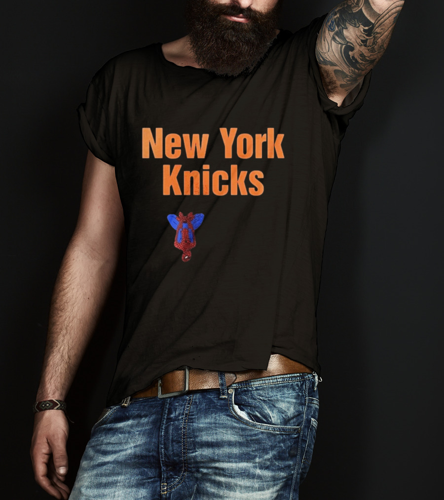 New York Knicks Spider Man Collaboration T-Shirt