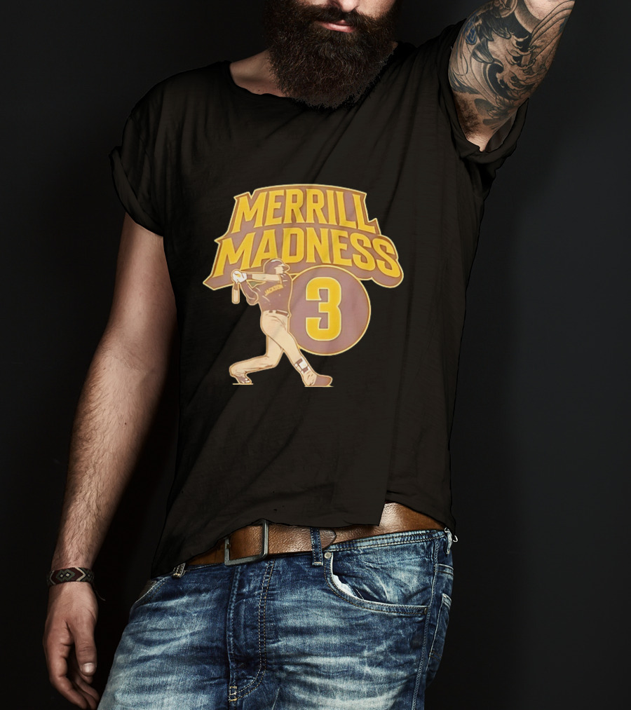 Merrill Madness 3 Jackson San Diego Padres T-Shirt