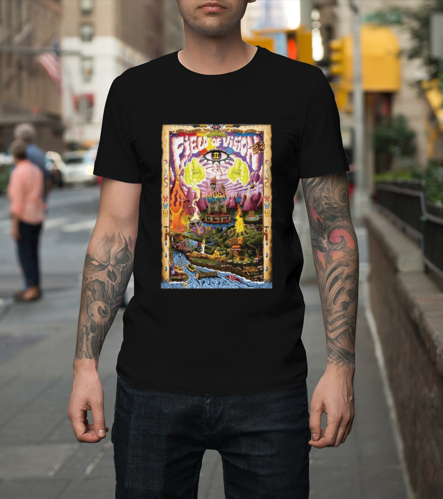 King Gizzard And The Lizard Wizard Field Of Vision II Meadow Creek Buena Vista CO Aug 14 16 2026 T-Shirt