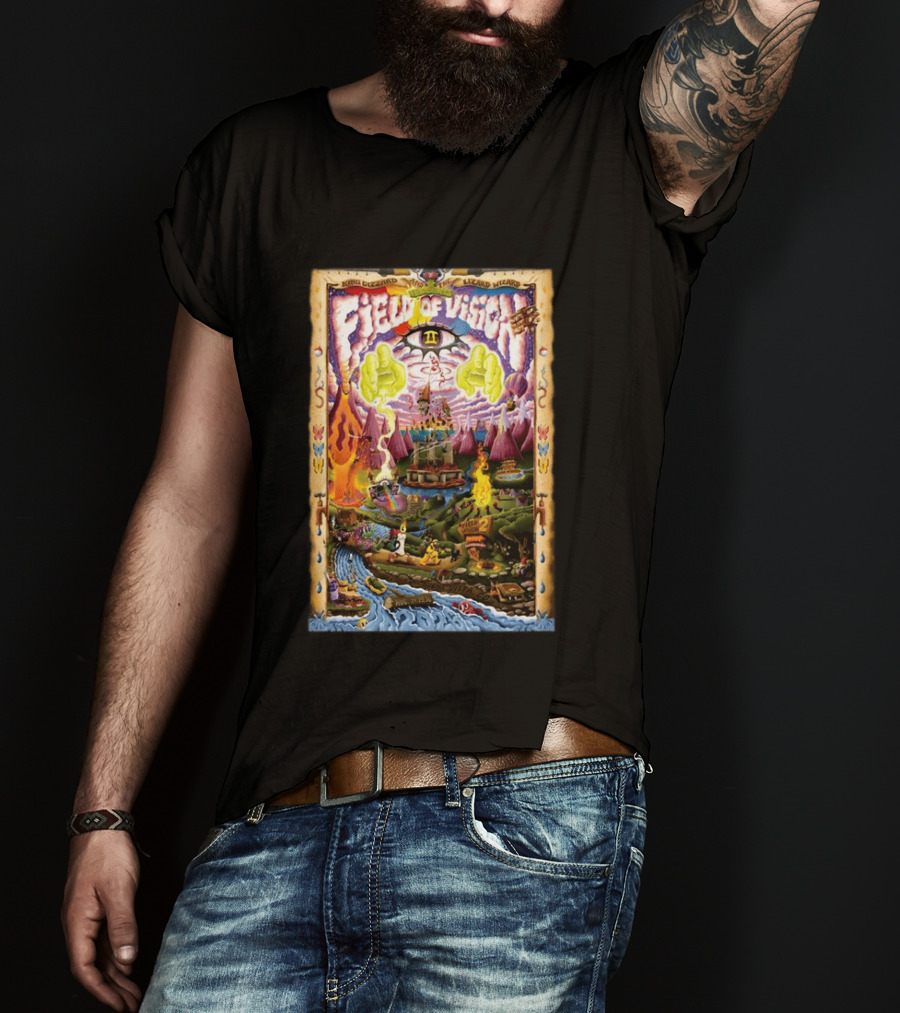 King Gizzard And The Lizard Wizard Field Of Vision II Meadow Creek Buena Vista CO Aug 14 16 2026 T-Shirt
