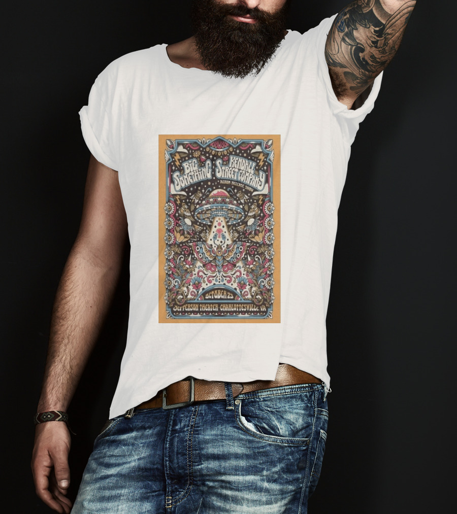 Big Something Kendall Street Company Album Release Show Jefferson Theater Charlottesville VA October 25 2026 T-Shirt
