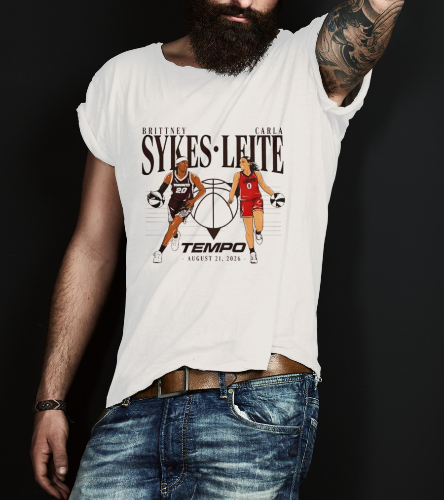 Brittney Sykes Carla Leite Tempo Basketball August 21 2026 T-Shirt