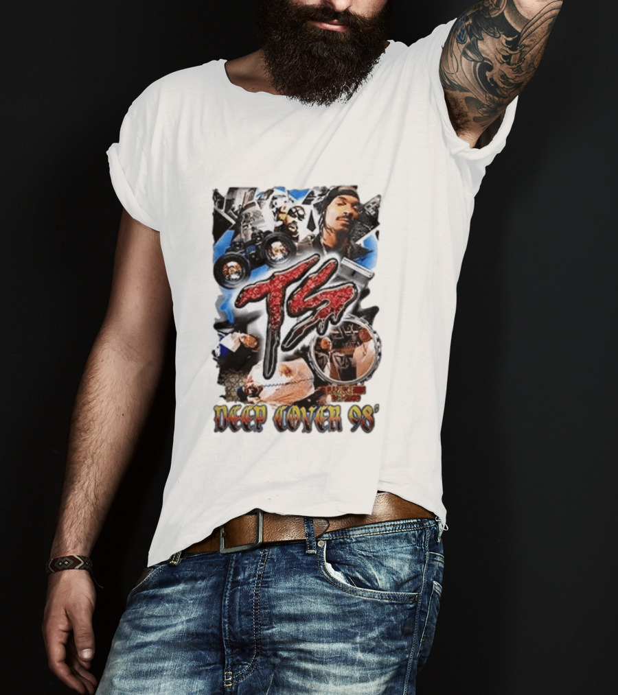 Toney Starks Deep Cover 98 RIP Big Pun 90s Rap Album Mashup T-Shirt