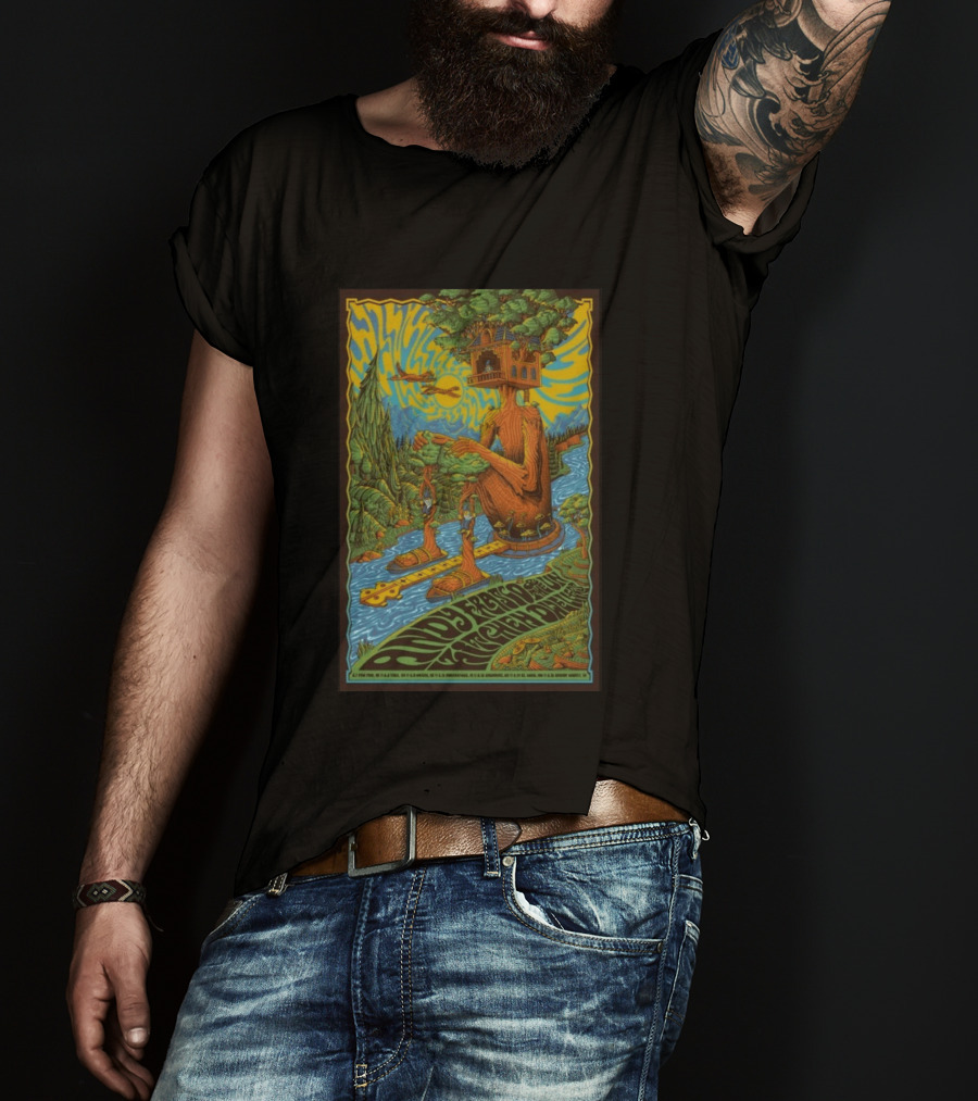 Andy Frasco Aug 14 2026 Atomic Block Party St. Louis MO Psychedelic T-Shirt