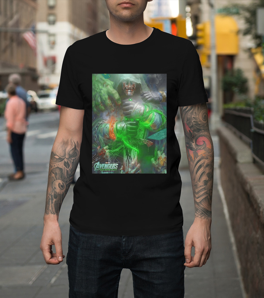 Avengers Doomsday Infinity Vision Powered Heroes Chaos T-Shirt