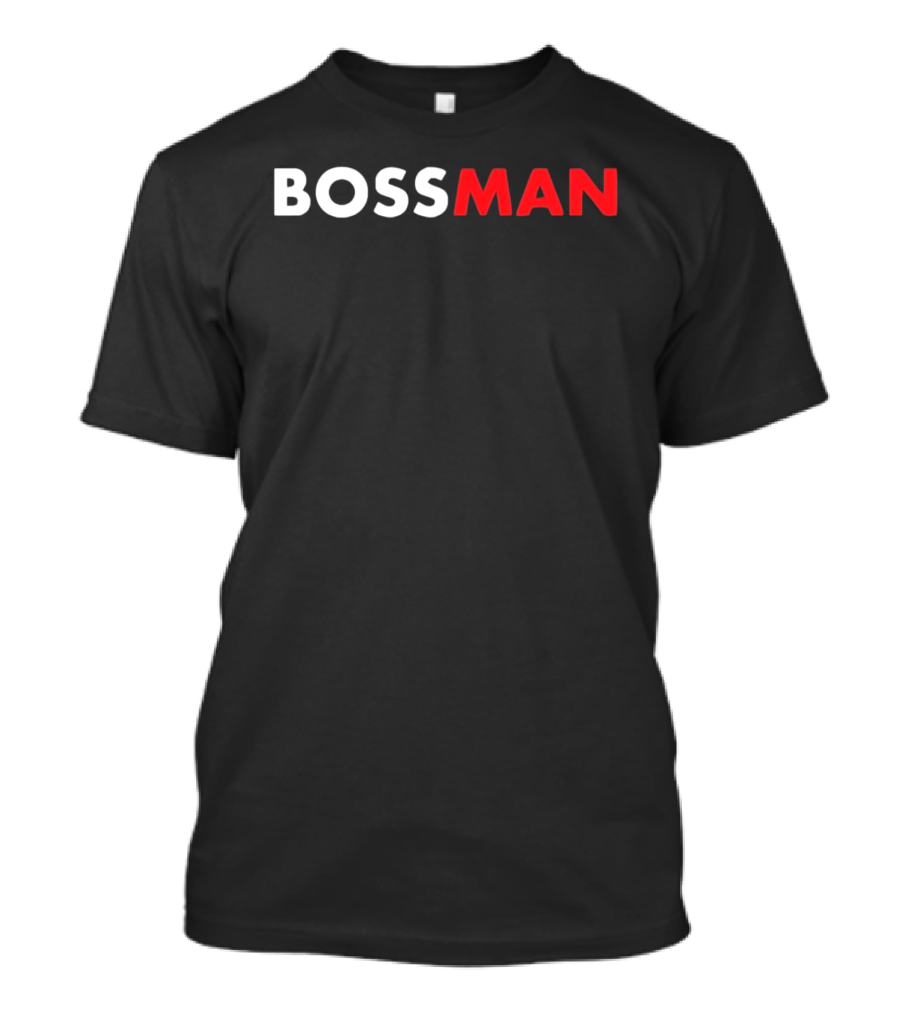 BOSSMAN Bold Statement Red And White T-Shirt