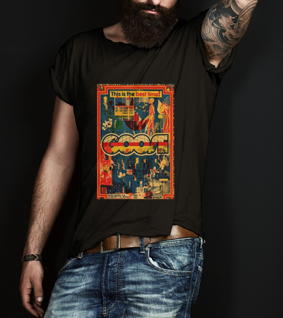 This Is The Best Time Goose San Diego August 13 2026 Tour Cal Coast Credit Union Open Air Theatre T-Shirt