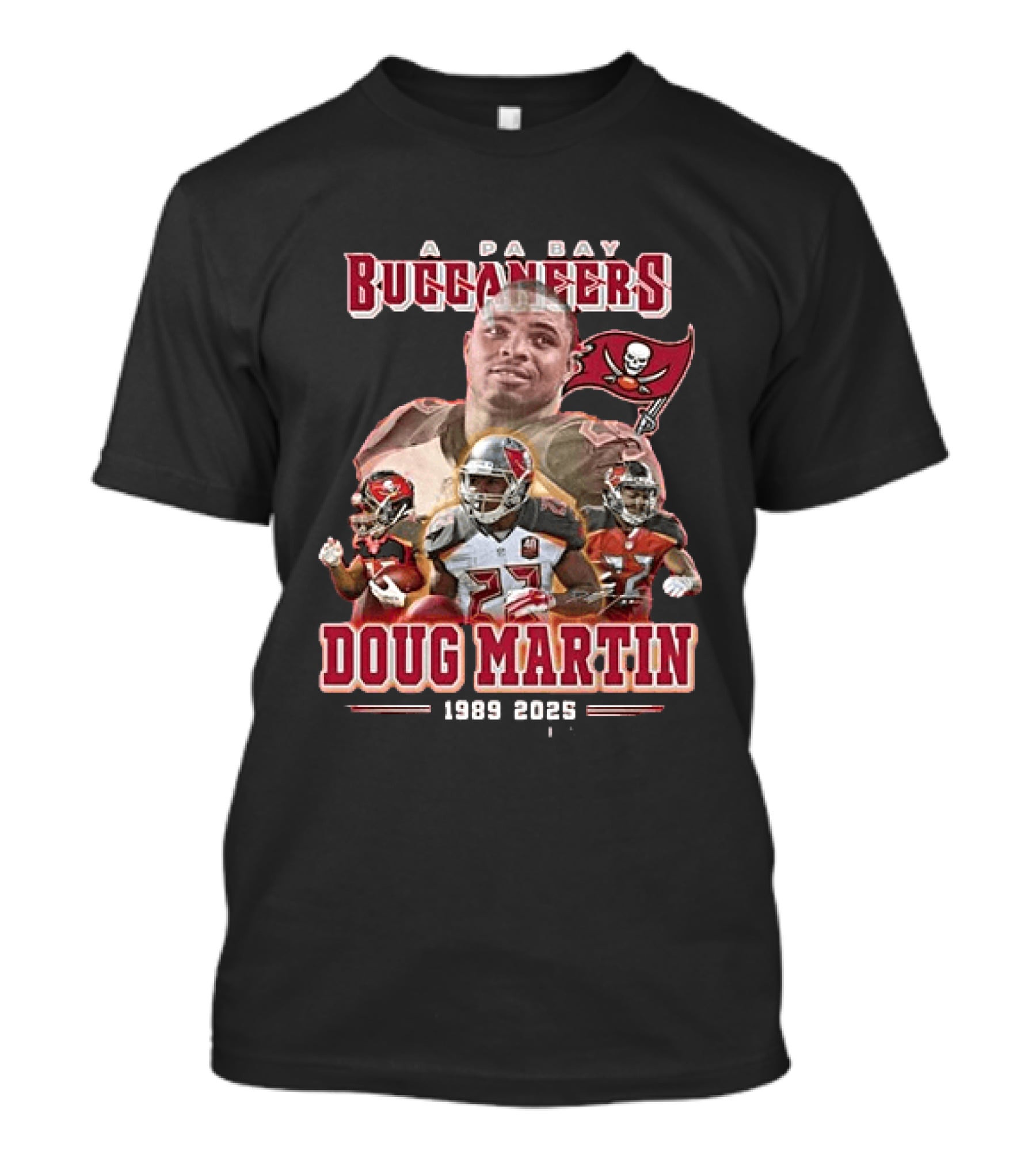 Tampa Bay Buccaneers Doug Martin 1989 2025 Thank You For The Memories Long Sleeve T-Shirt