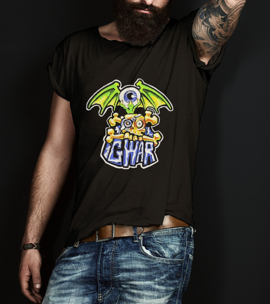 Gwar Winged Eyeball Skull Heavy Metal T-Shirt