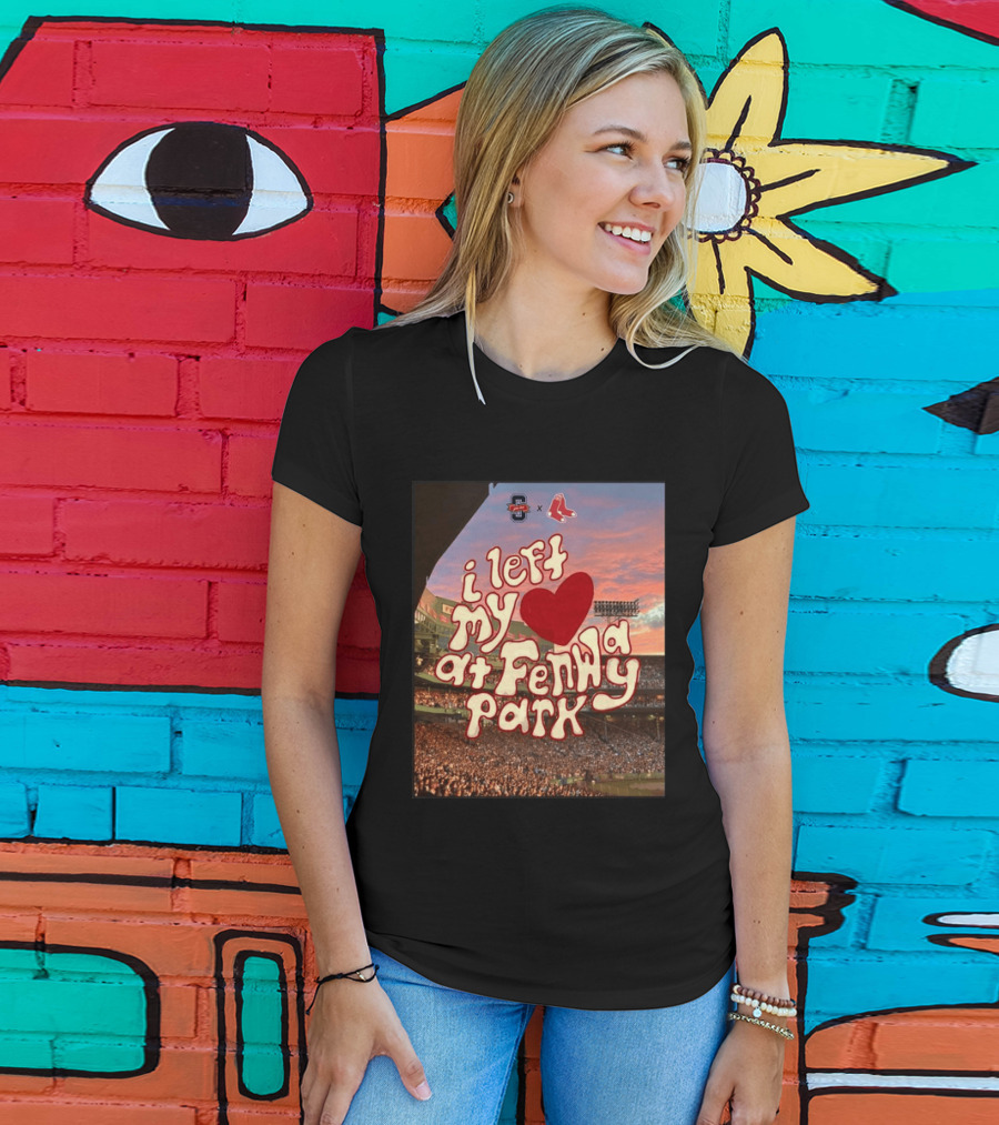 Cleveland Guardians Boston Red Sox I Left My Heart At Fenway Park T-Shirt