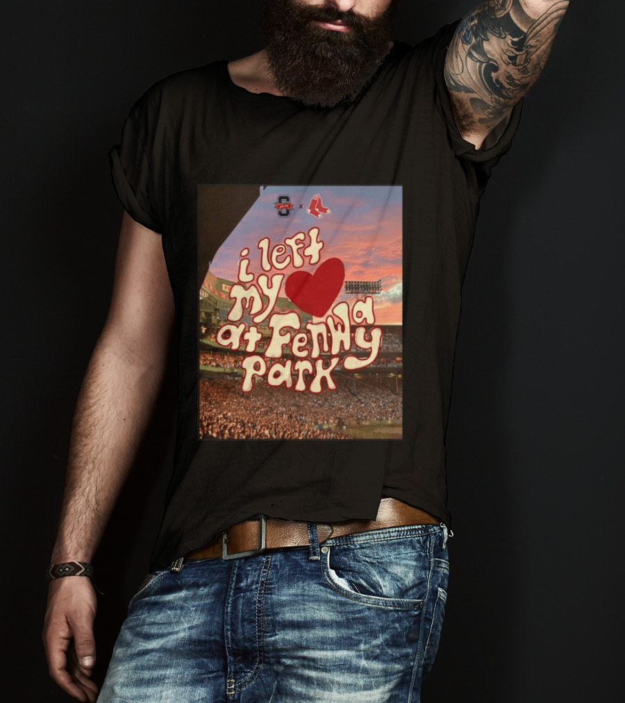 Cleveland Guardians Boston Red Sox I Left My Heart At Fenway Park T-Shirt