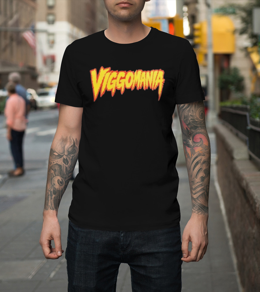 VIGGOMANIA Bold Retro Style Text Trend T-Shirt