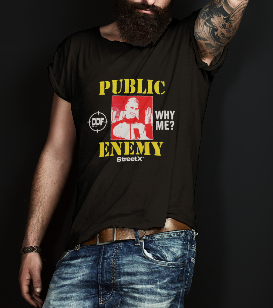 Dan Richardson Western Bulldogs Public Enemy Why Me StreetX DDF T-Shirt