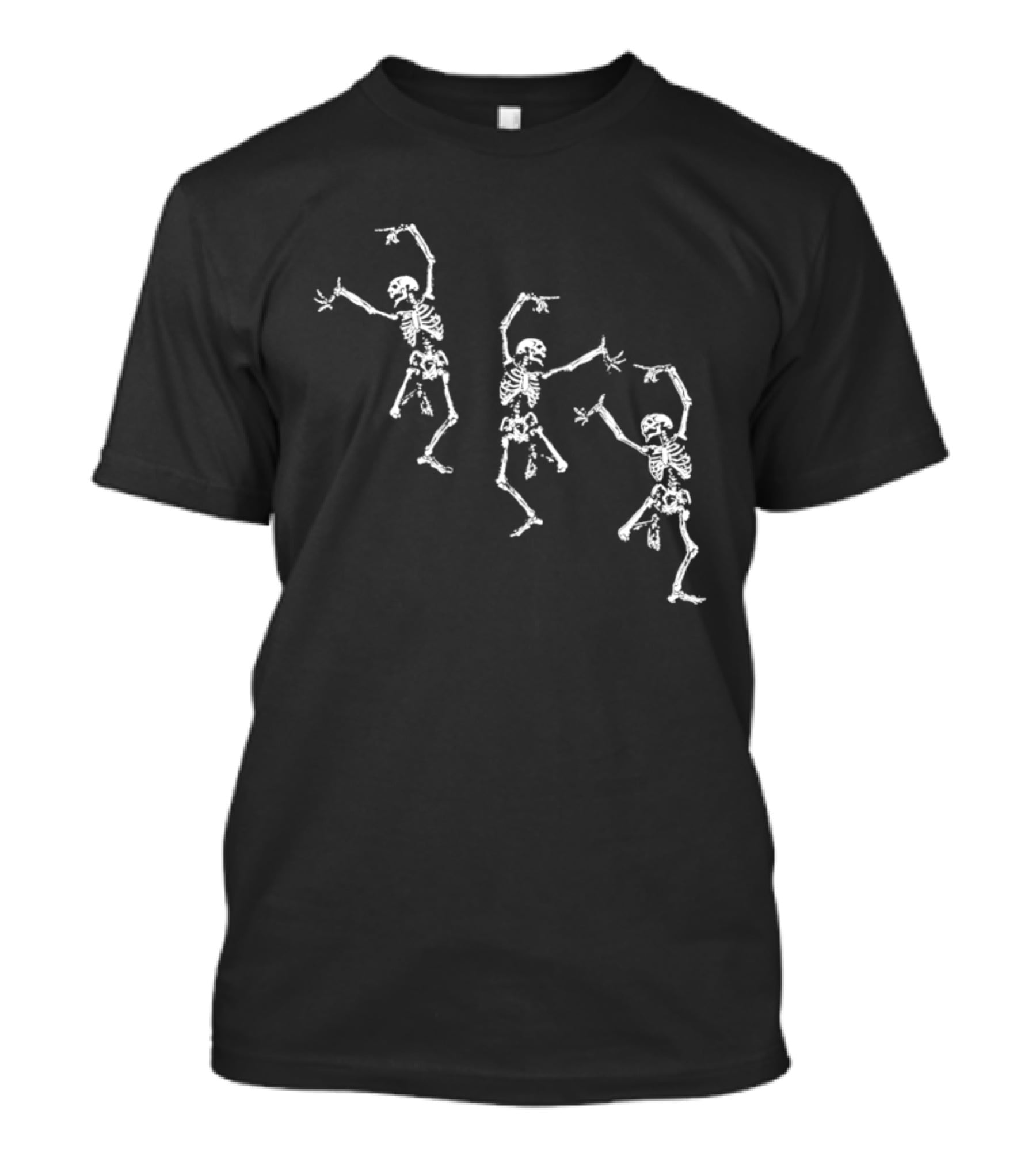 Dancing Skeletons Spooky Gothic Halloween Skeletons T-Shirt