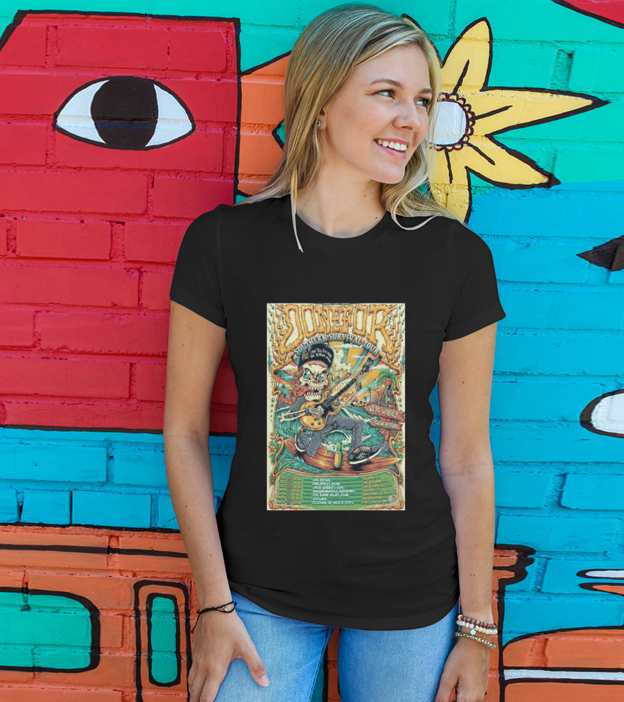 DONEFOR Southern Survival Tour 2026 Miami Jacksonville Daytona Beach Events T-Shirt