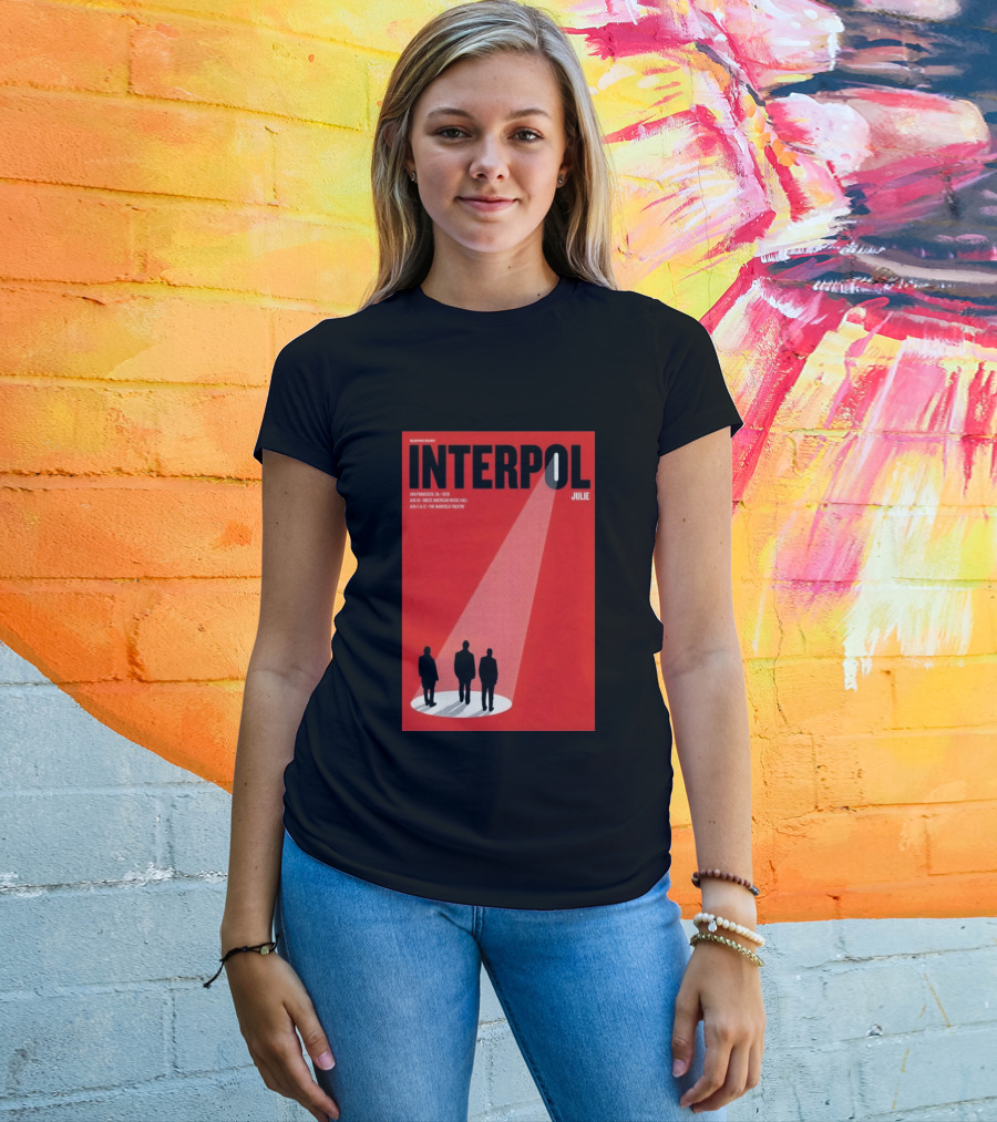 Interpol San Francisco 2026 Great American Music Hall Warfield Theatre Event Julie T-Shirt