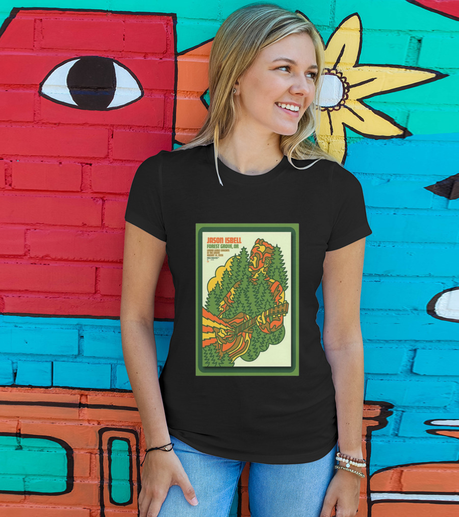 Jason Isbell Forest Grove OR Grand Lodge Concerts Aug 14 2026 T-Shirt