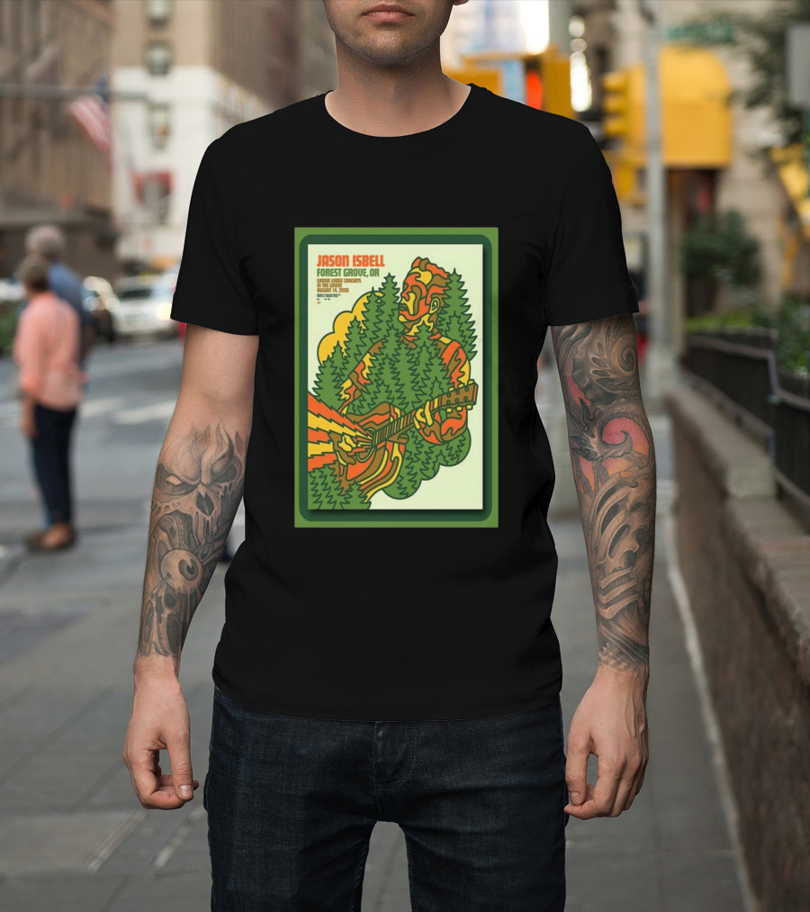 Jason Isbell Forest Grove OR Grand Lodge Concerts Aug 14 2026 T-Shirt