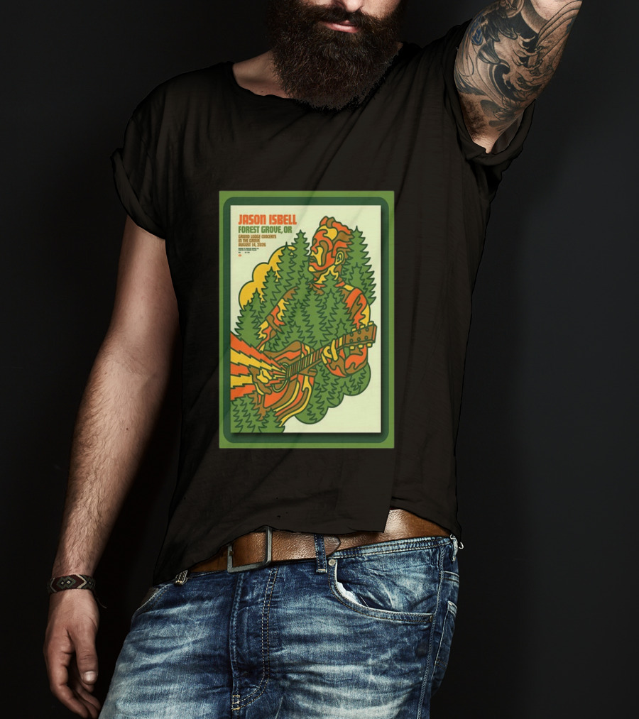 Jason Isbell Forest Grove OR Grand Lodge Concerts Aug 14 2026 T-Shirt
