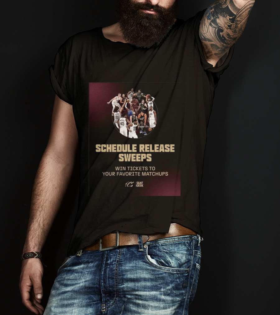 Schedule Release Sweeps Win Tickets To Your Favorite Matchups Seatgeek T-Shirt