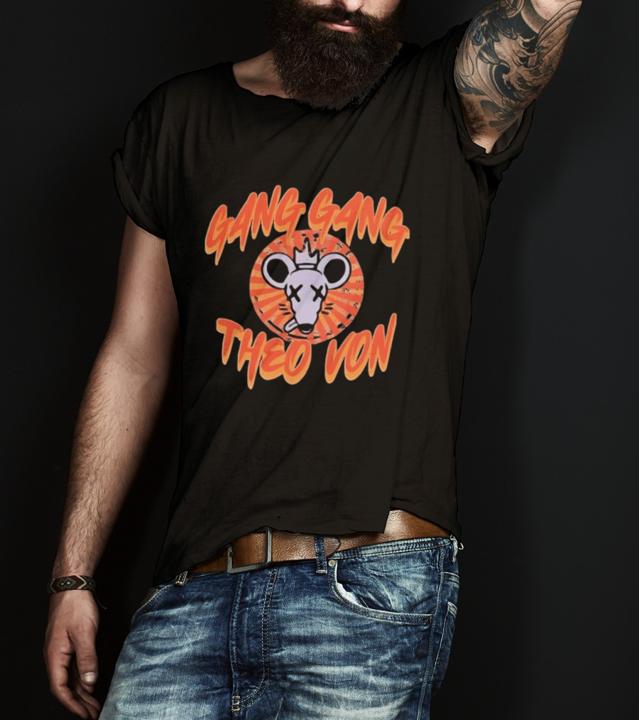 Theo Von Gang Gang Rat Comedy Podcast T-Shirt
