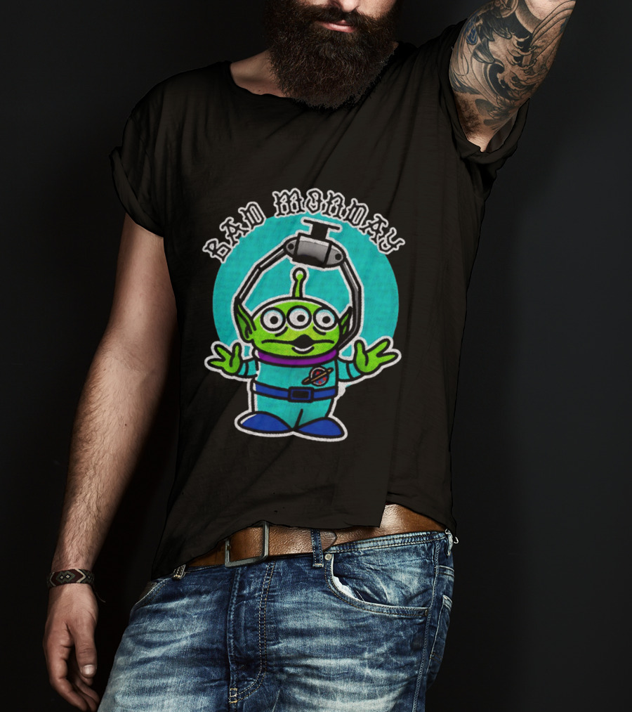 Bad Monday Toy Story Alien With Claw Gothic T-Shirt