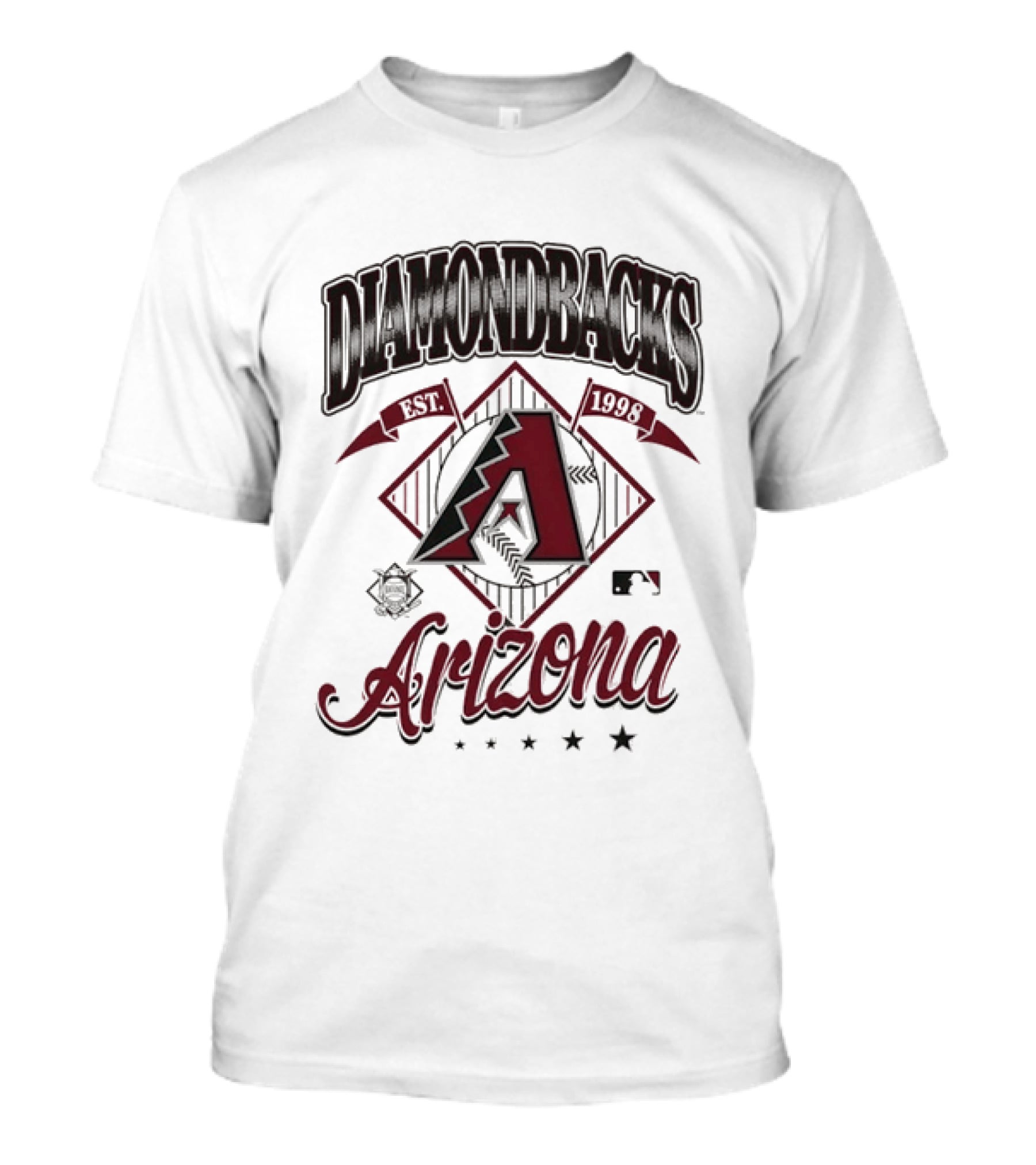 Arizona Diamondbacks Est 1998 Team A Logo MLB T-Shirt