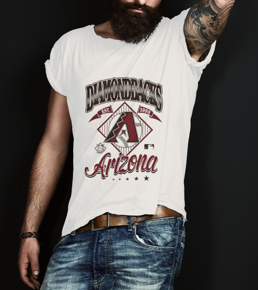 Arizona Diamondbacks Est 1998 Team A Logo MLB T-Shirt