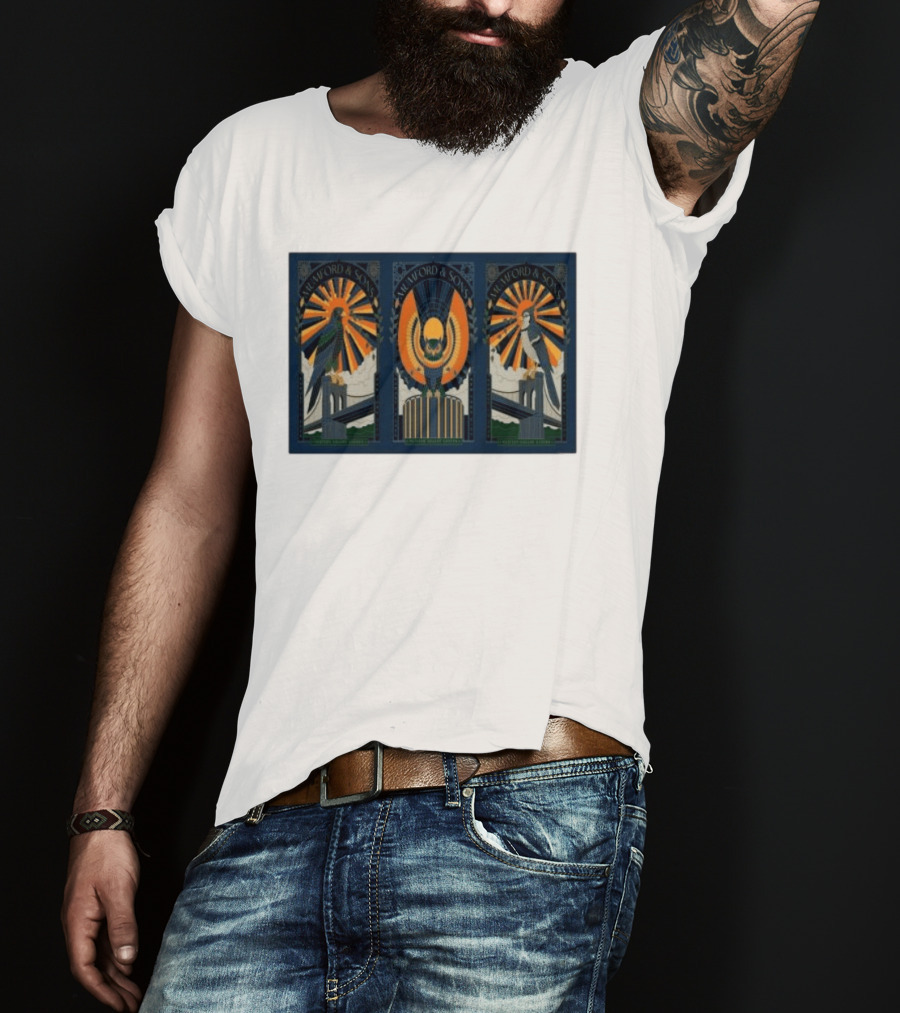Mumford & Sons Madison Square Garden NYC 2026 Event August 11 13 Trio Nights T-Shirt