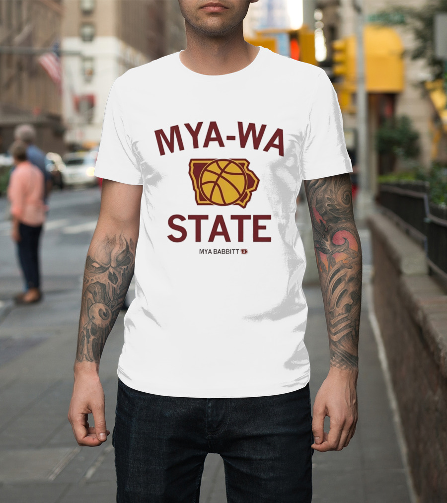 Mya Wa State Basketball NCAA Mya Babbitt T-Shirt