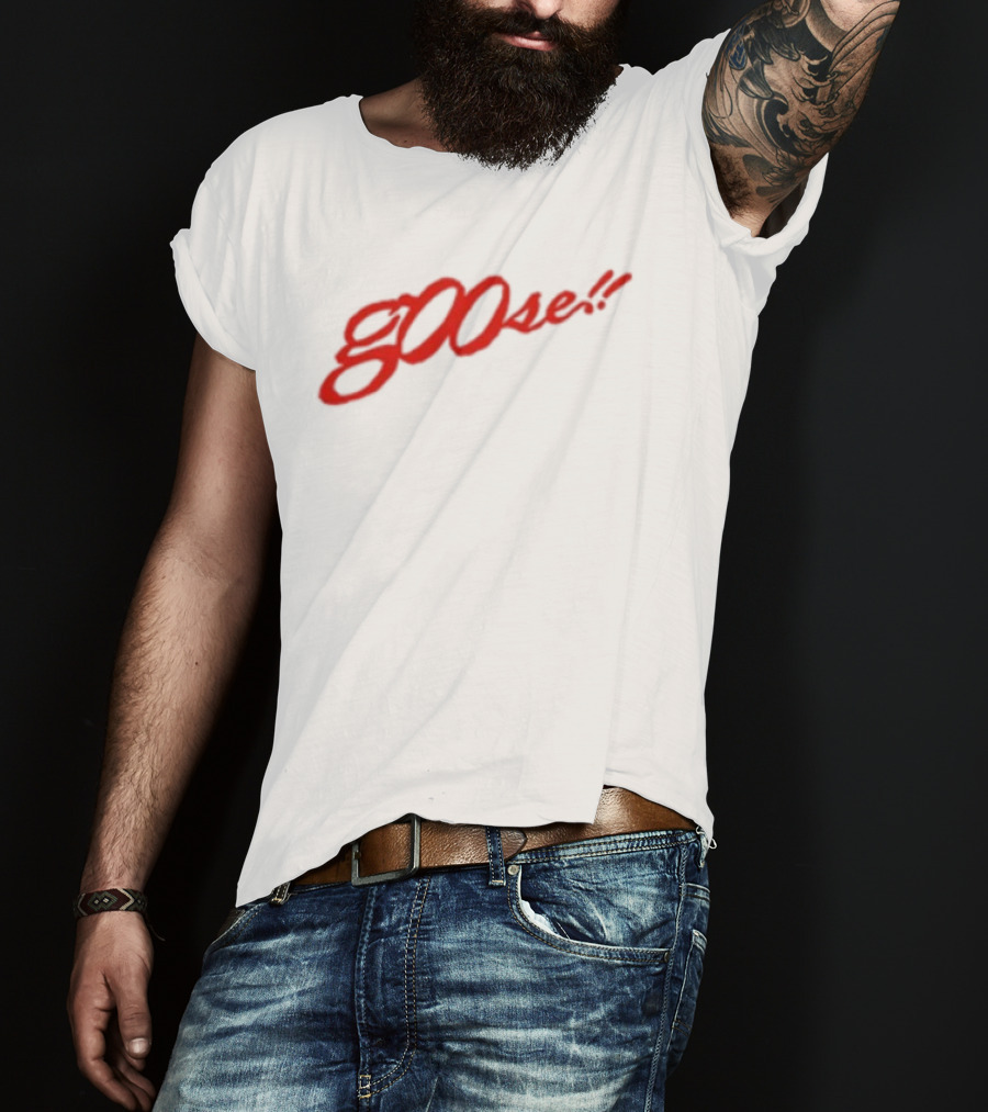 Grent Perez G00se Baseball Red Script T-Shirt