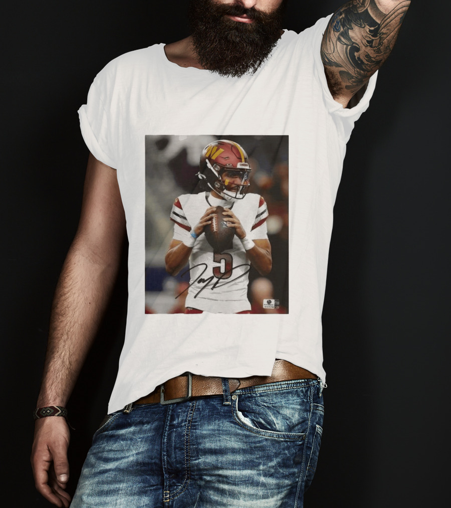 Jayden Daniels Washington Commanders Football Player Number 3 T-Shirt