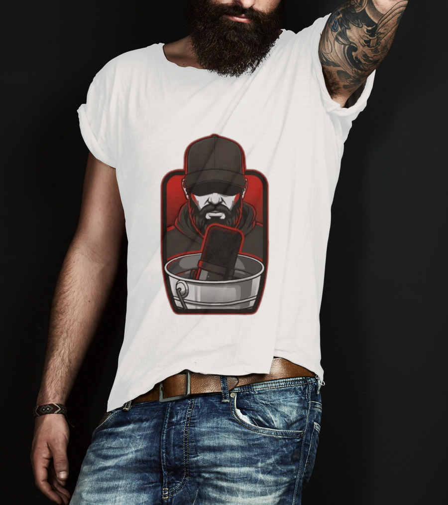 Pat McAfee Show Podcast Host Sports Enthusiast Iconic Microphone T-Shirt