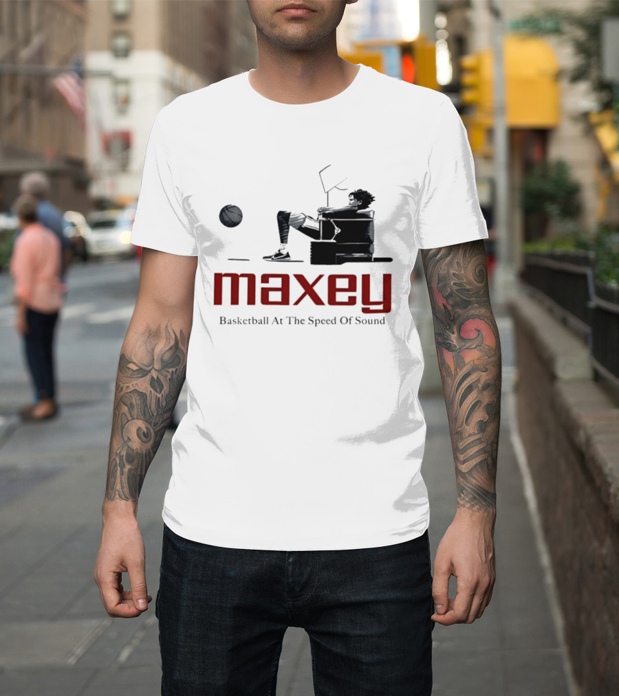Maxey Basketball At The Speed Of Sound T-Shirt