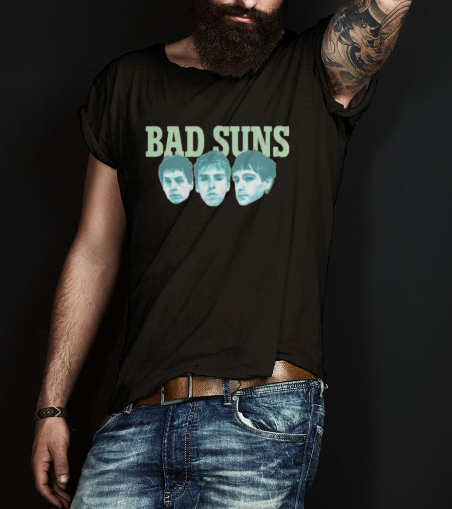 Bad Suns Band Floating Heads Imagery Merchandise T-Shirt