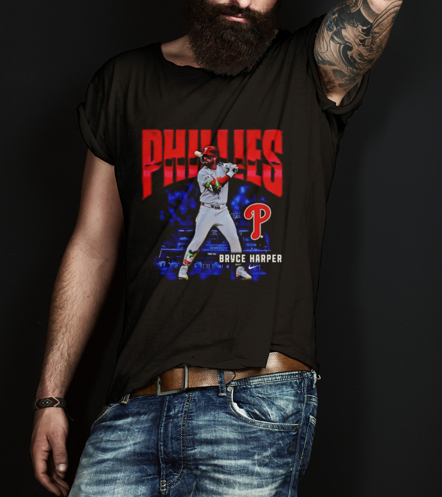 Bryce Harper Phillies Baseball Philadelphia Star T-Shirt