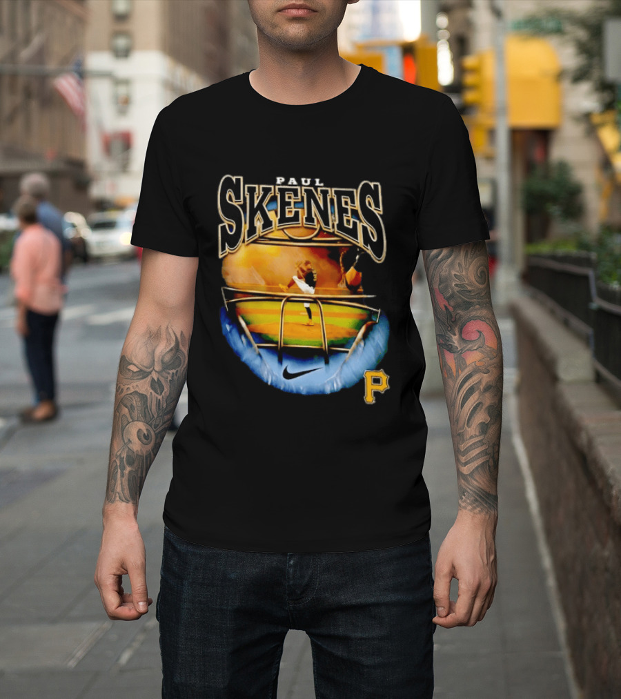 Paul Skenes Pittsburgh Pirates Ballpark Action Nike T-Shirt