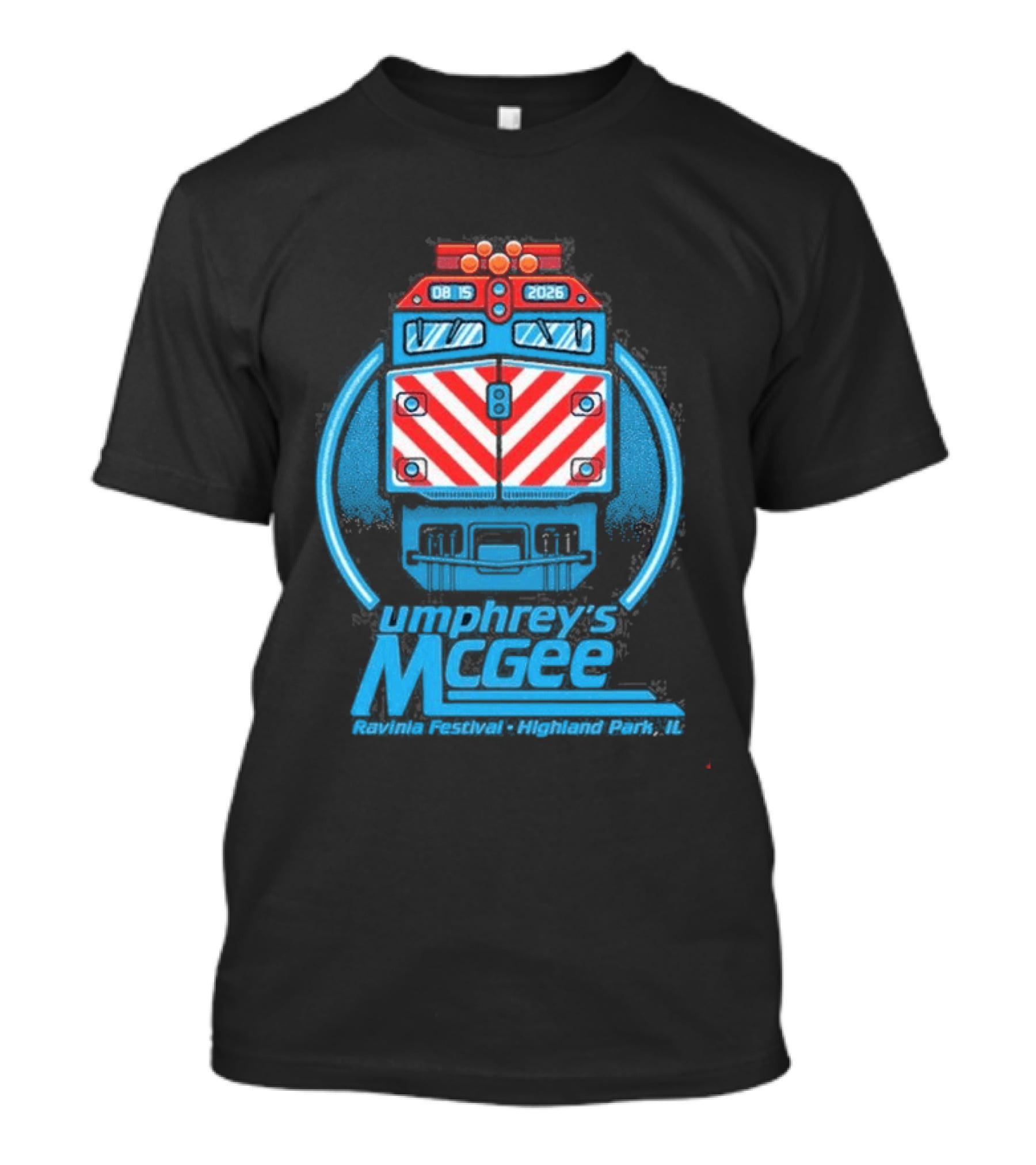 Highland Park IL 08.15.2026 Umphrey's McGee Tour Train T-Shirt