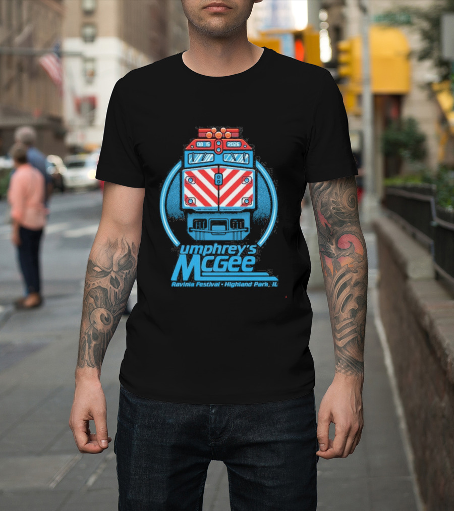 Highland Park IL 08.15.2026 Umphrey's McGee Tour Train T-Shirt