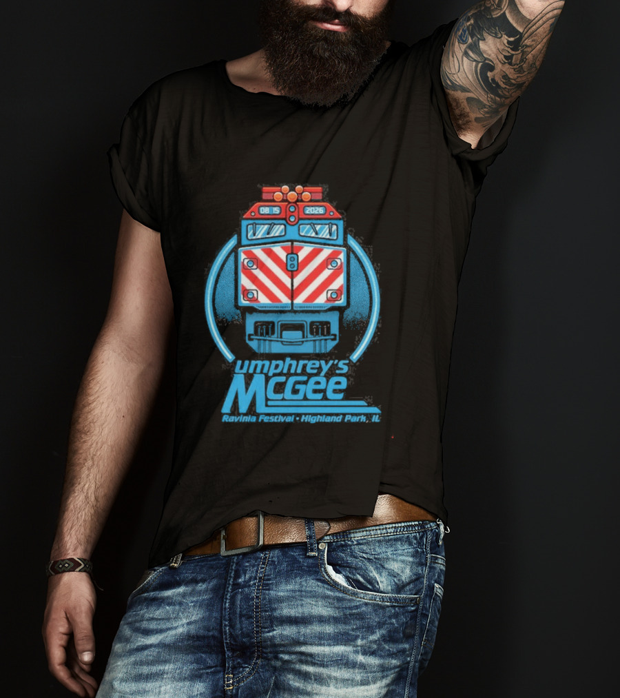 Highland Park IL 08.15.2026 Umphrey's McGee Tour Train T-Shirt