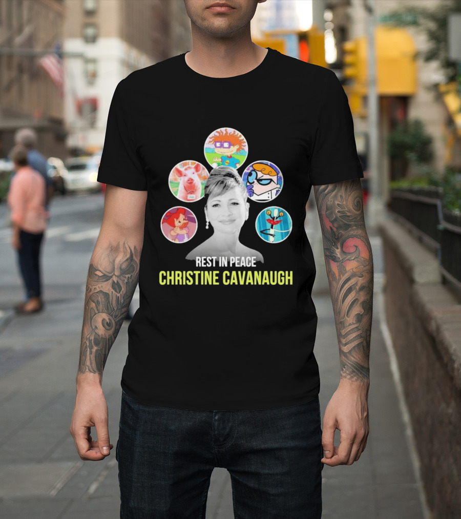 Rest In Peace Christine Cavanaugh Chuckie Dexter Babe Gosalyn Globehornet T-Shirt