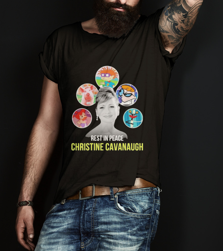 Rest In Peace Christine Cavanaugh Chuckie Dexter Babe Gosalyn Globehornet T-Shirt
