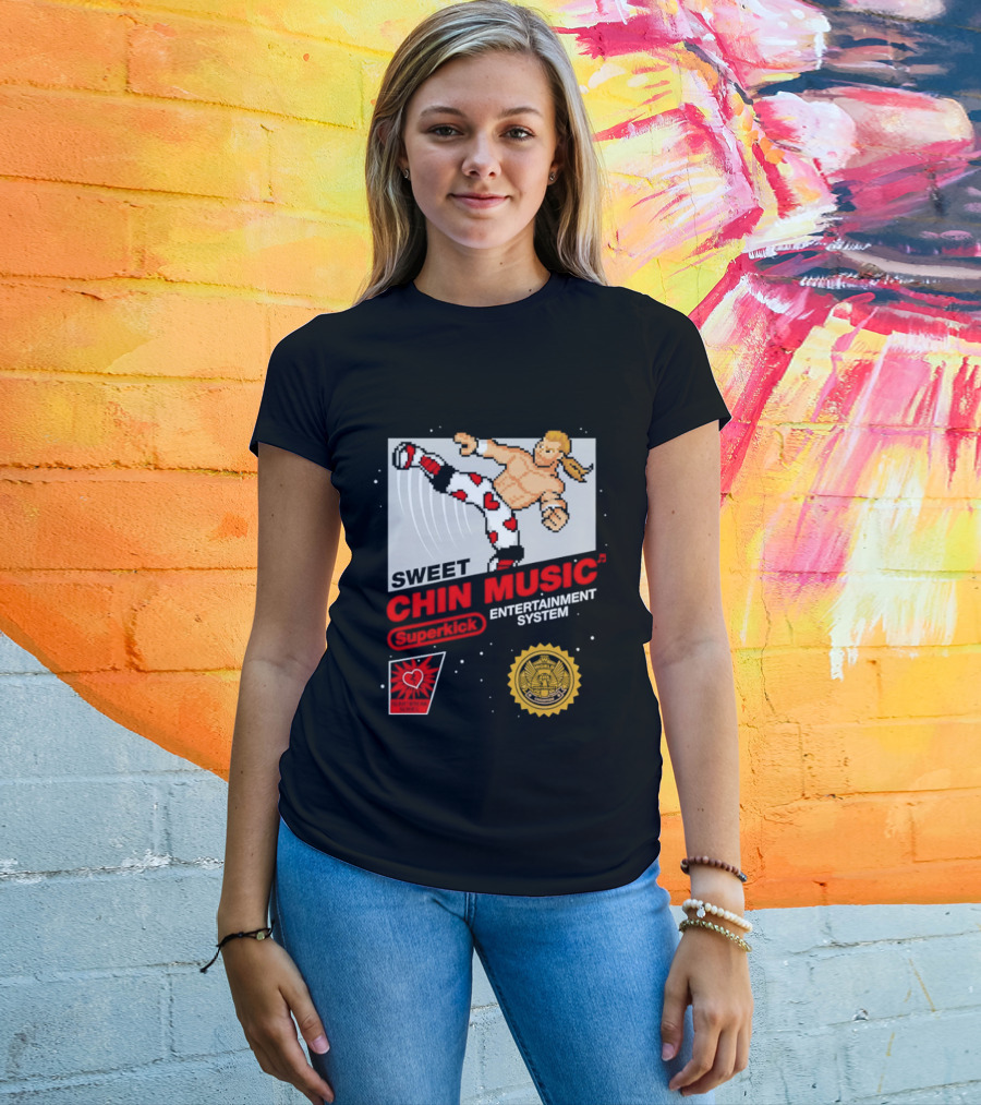 Sweet Chin Music Heartbreak Kid Entertainment System Series T-Shirt