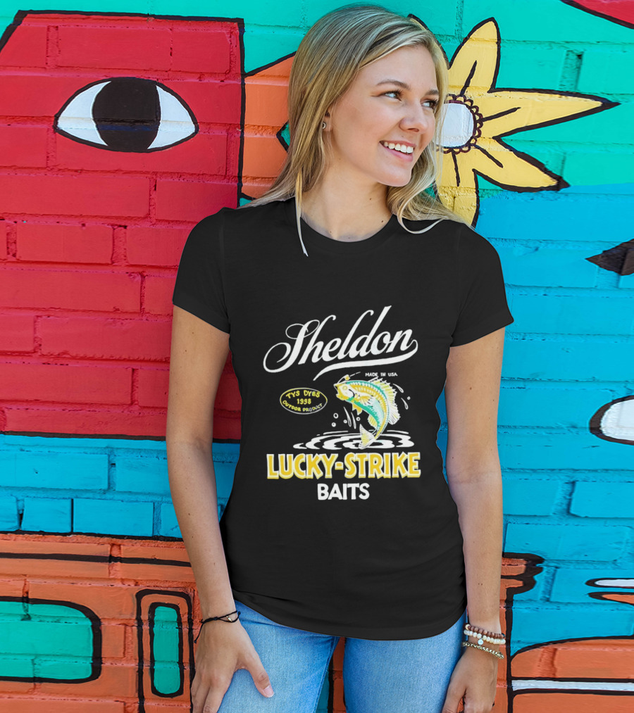 Sheldon Lucky Strike Baits Vintage 1998 Tys Dyes Outdoor Gear T-Shirt
