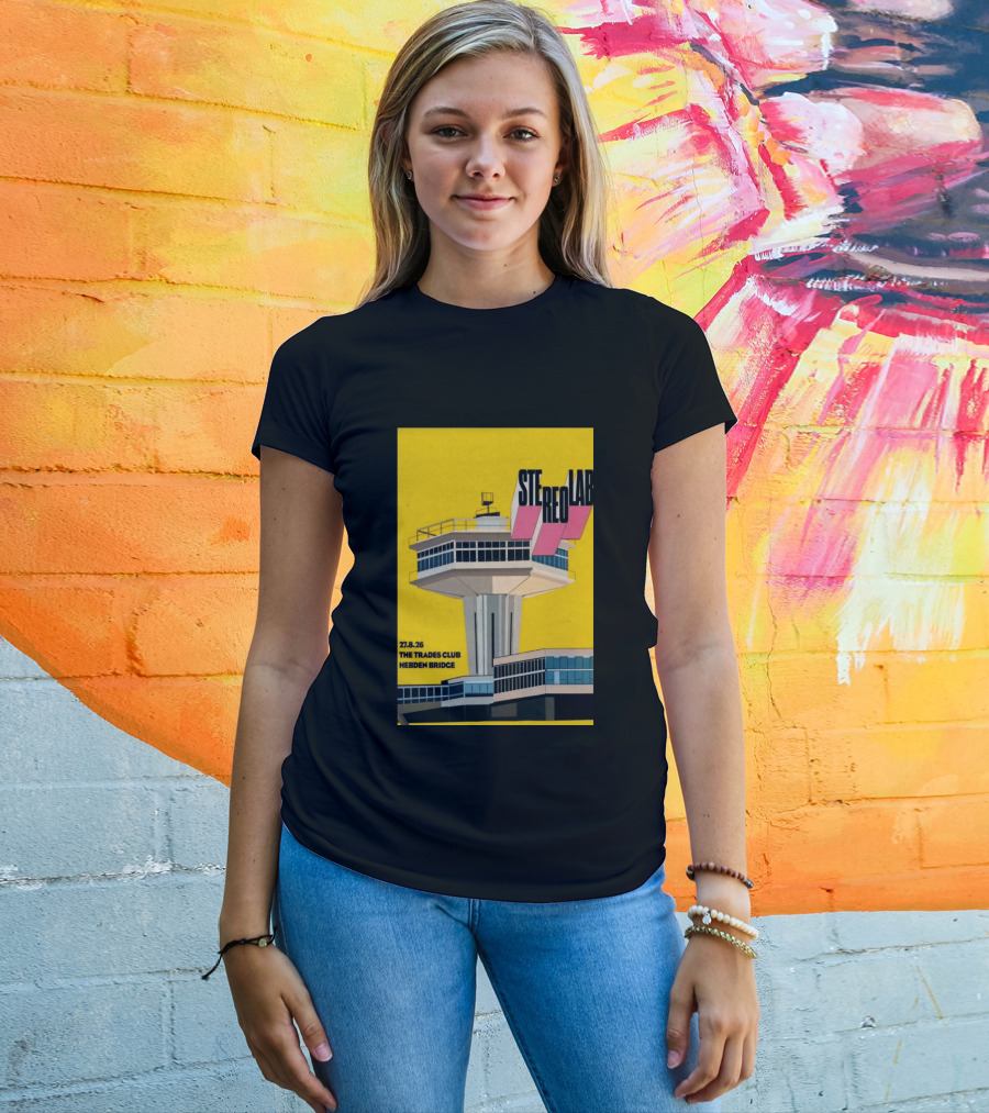Stereolab 27.8.26 Hebden Bridge The Trades Club T-Shirt