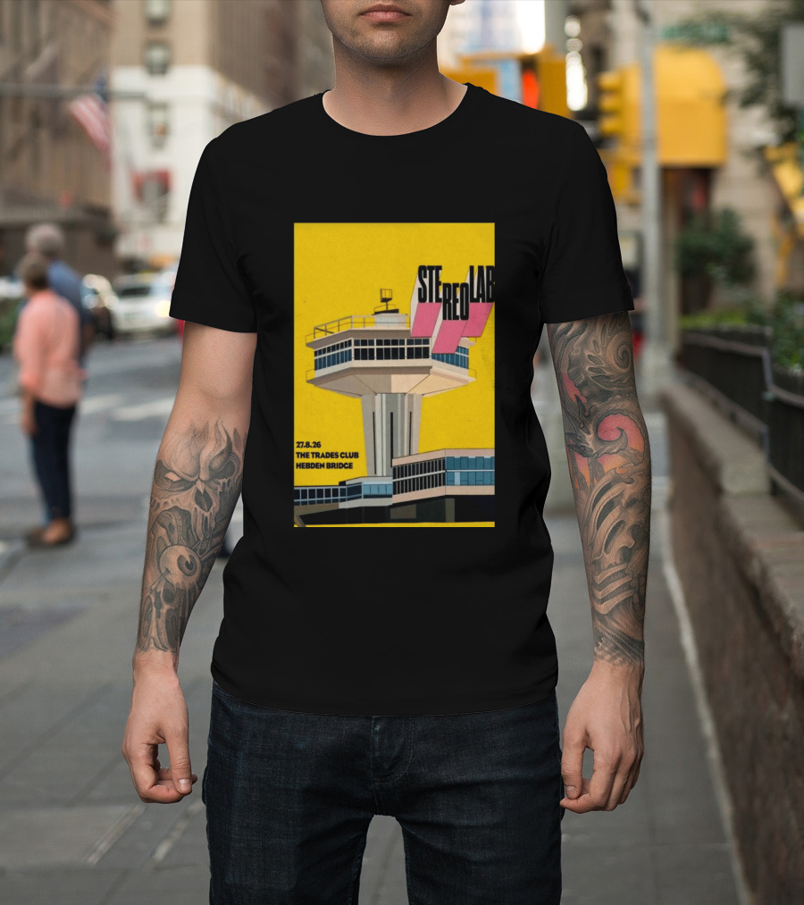 Stereolab 27.8.26 Hebden Bridge The Trades Club T-Shirt