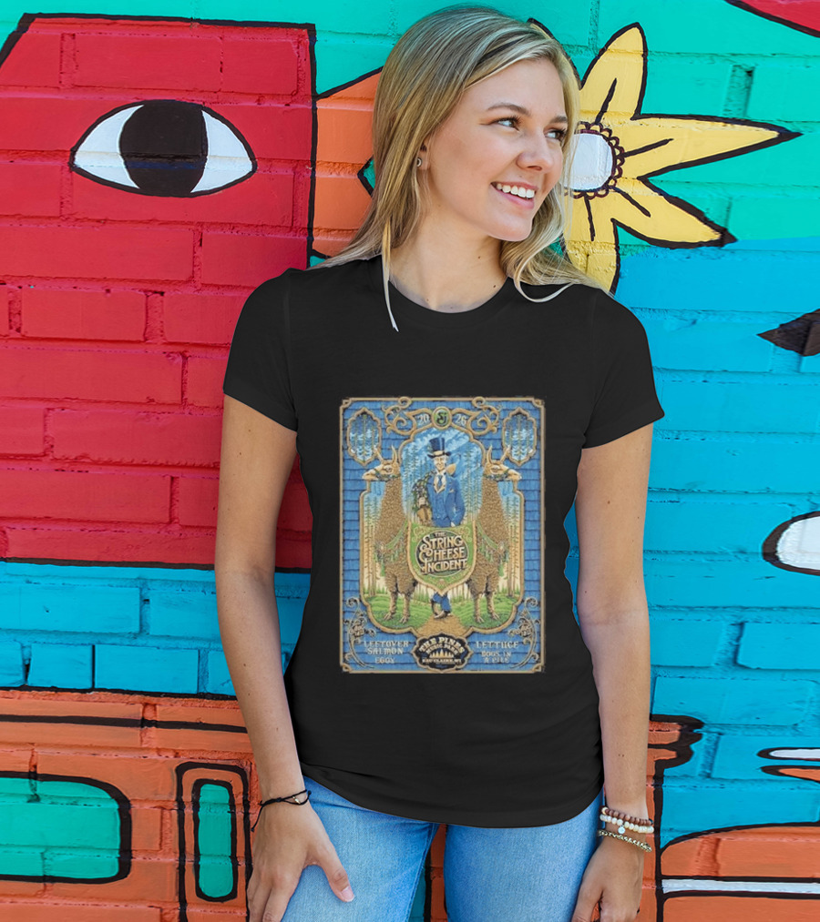 The String Cheese Incident Eau Claire WI 2026 Pine Music Park Leftover Salmon Lettuce Concert T-Shirt
