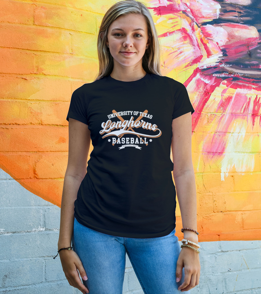 University Of Texas Longhorns Baseball Athletic Dept T-Shirt